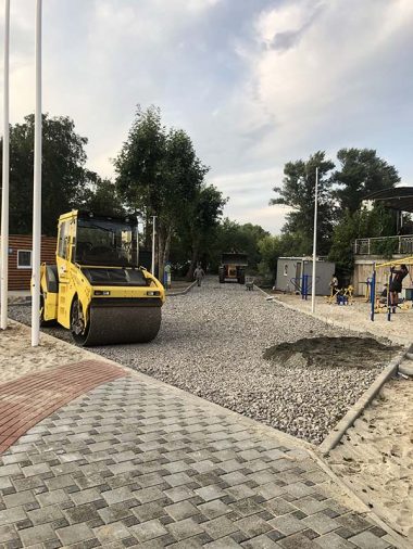 укладка асфальта